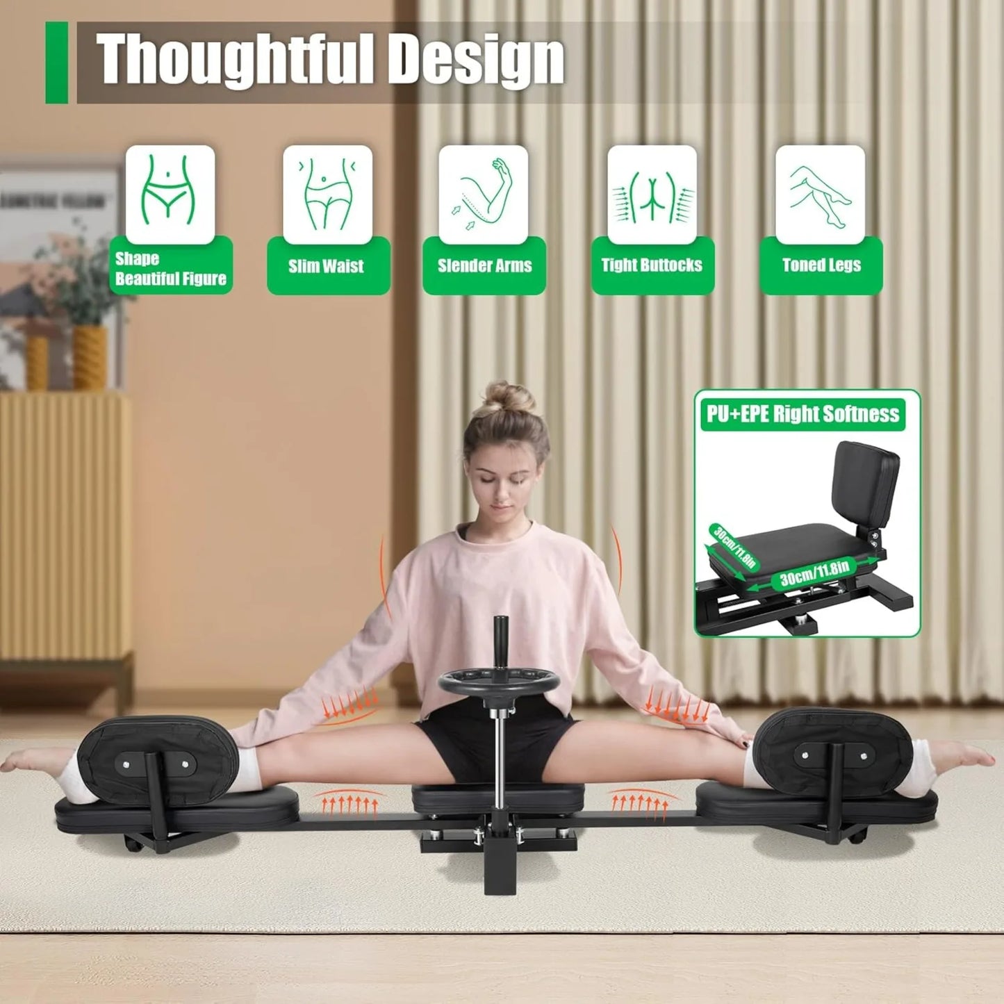 Leg Stretcher Machine Flexibility Training Split Machine Stretching Equipment 180 Degree Range