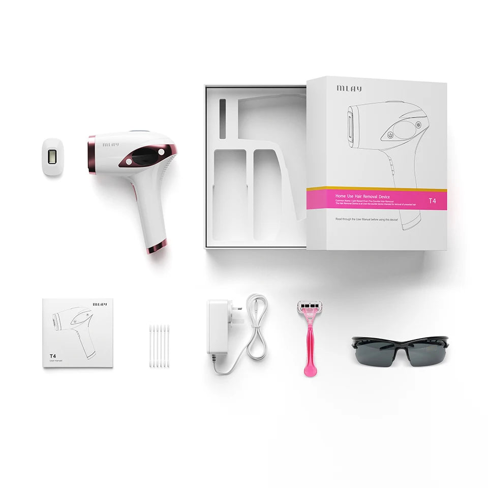 MLAY T4 IPL Laser Hair Removal Epilator For Home Use
