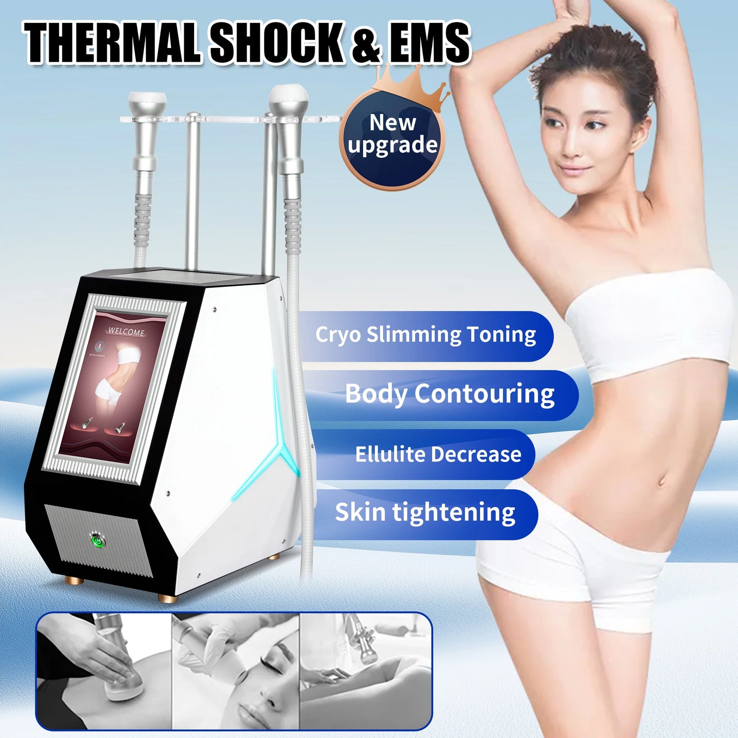 Myoslim Hot Cold Skin Firming Cryo Portable Facial Body Contouring