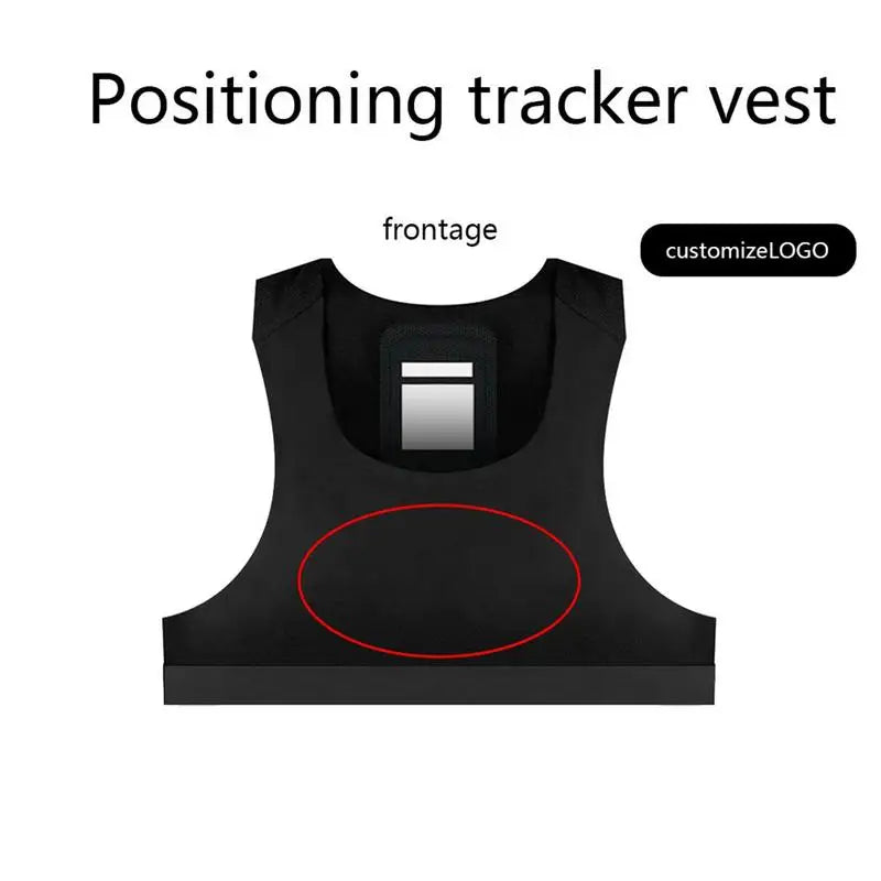 Football Tracker Vest For Soccer Training And Fitness With GPS Sync Sweat Wicking Breathable Polyester