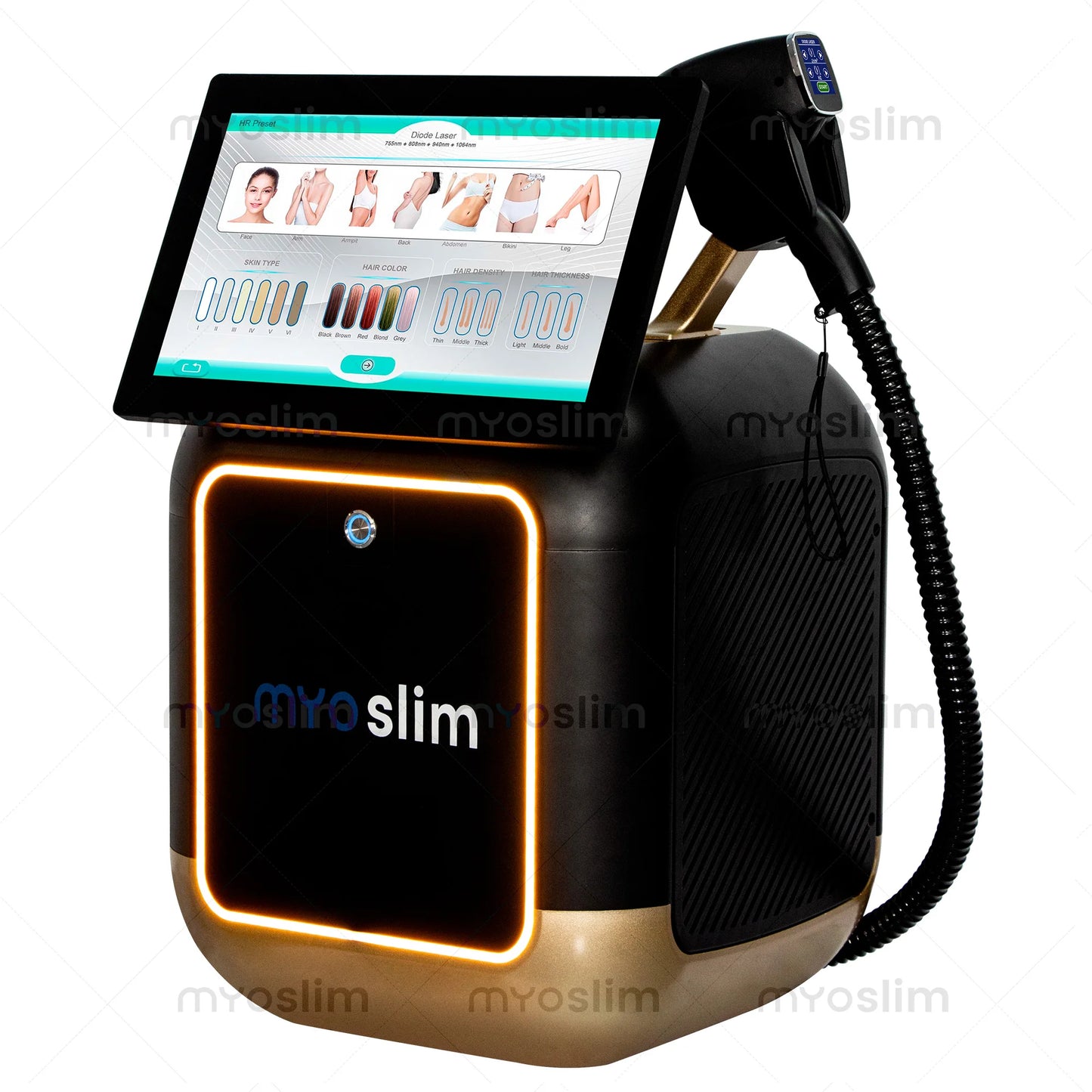 MYOSLIM Diode Laser Hair Removal Device Soprano 4 Wave 755 940 1064 808nm CE