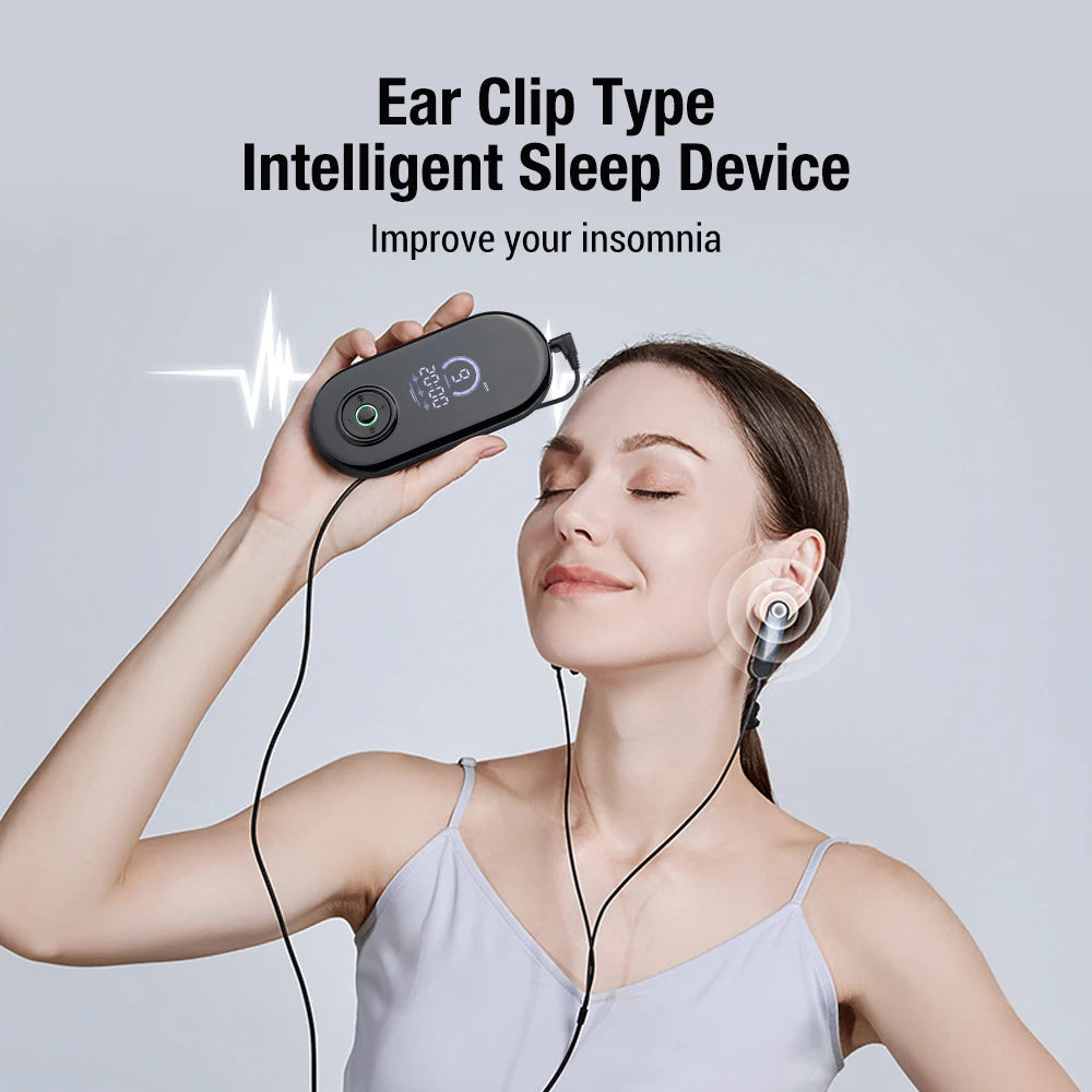 Ms.Dear Microcurrent Sleep Aid Ear Clip Device For Insomnia And Anxiety