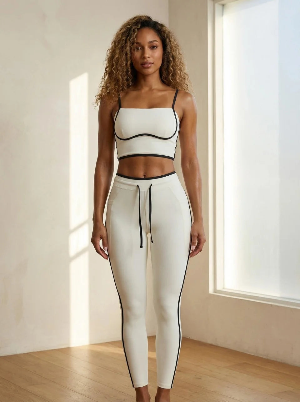Mermaid Curve Luxury Alosoft Style Yoga Set 2 Piece