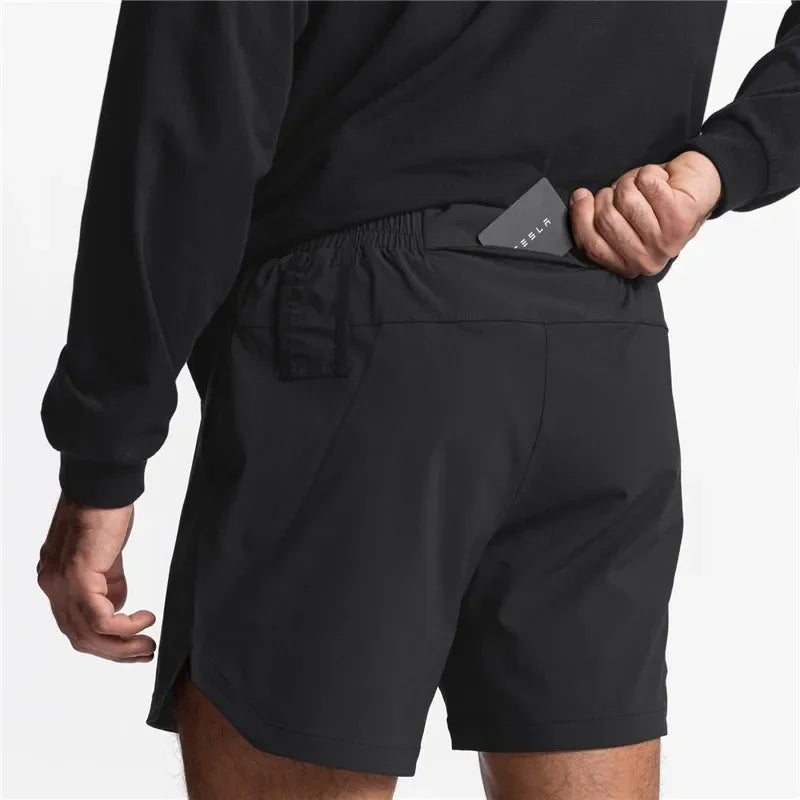 GENDAWAY Men's Running Shorts Quick Dry Gym Joggers