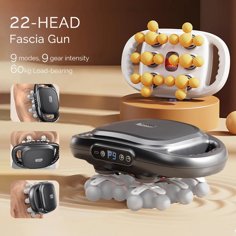 Foreverlily 22-Head Fascia Gun High-Frequency Massager