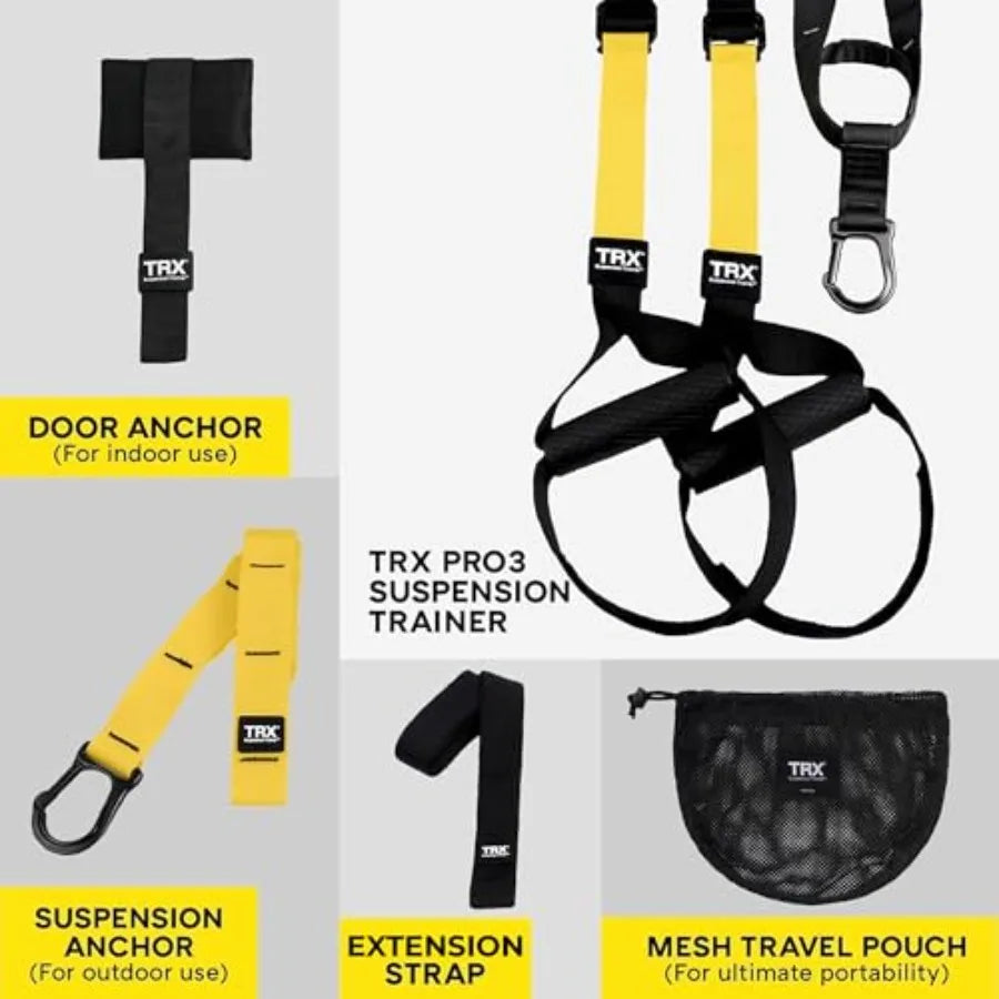 Pro3 Home Gym System Suspension Trainer For Full Body Workouts