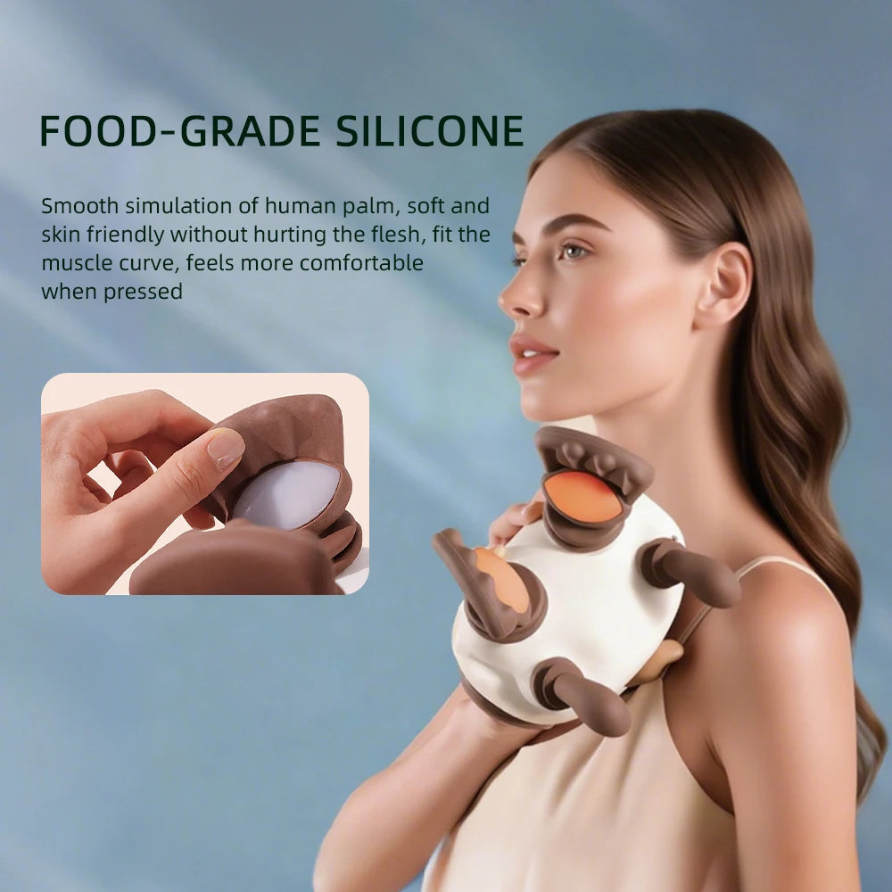 Foreverlily Bionic Pressure Neck Massager For Back And Shoulders