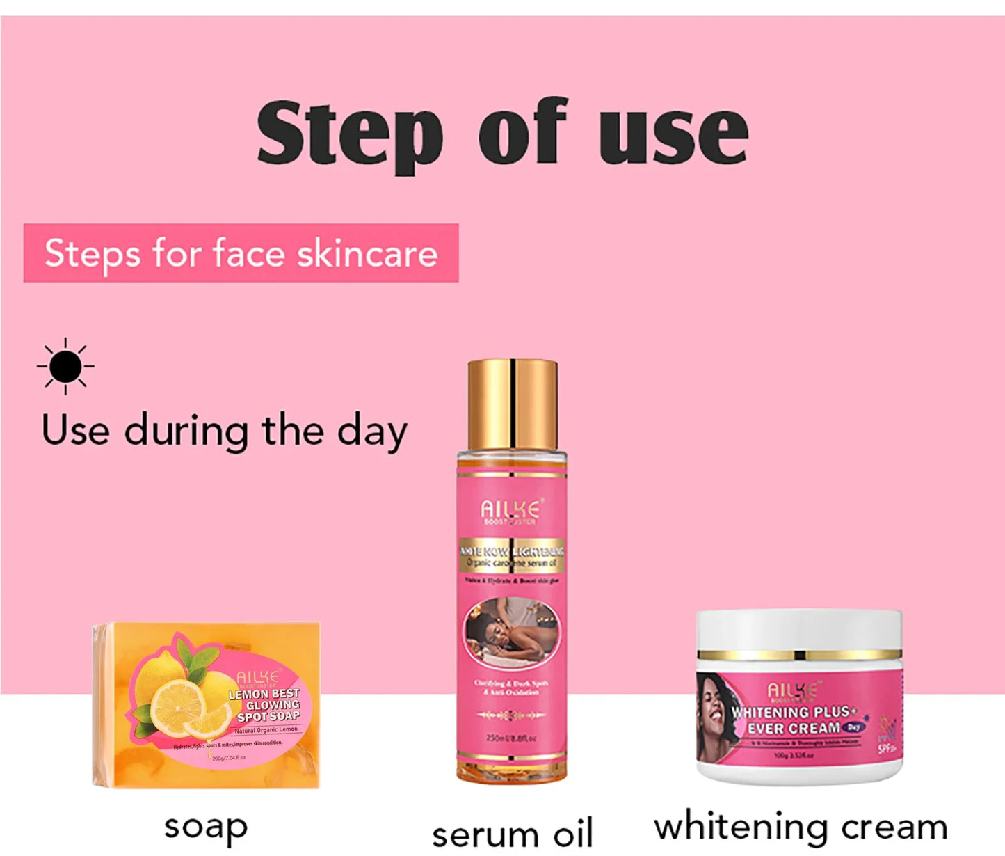 AILKE Skin Glowing Body Lotion Niacinamide Brightening Moisturizing Cream