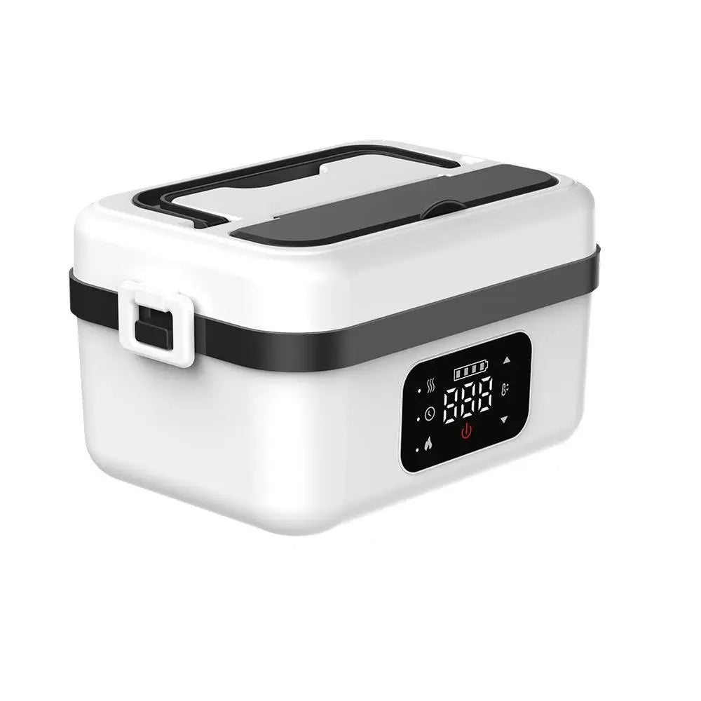 Wireless Heated Insulated Lunch Box With 8000mAh Battery Smart Timer And Adjustable Temperature