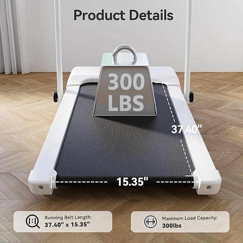 Nonedriving Walking Pad Treadmill With 9 Incline For Home Office Compact Quiet Walking Machine