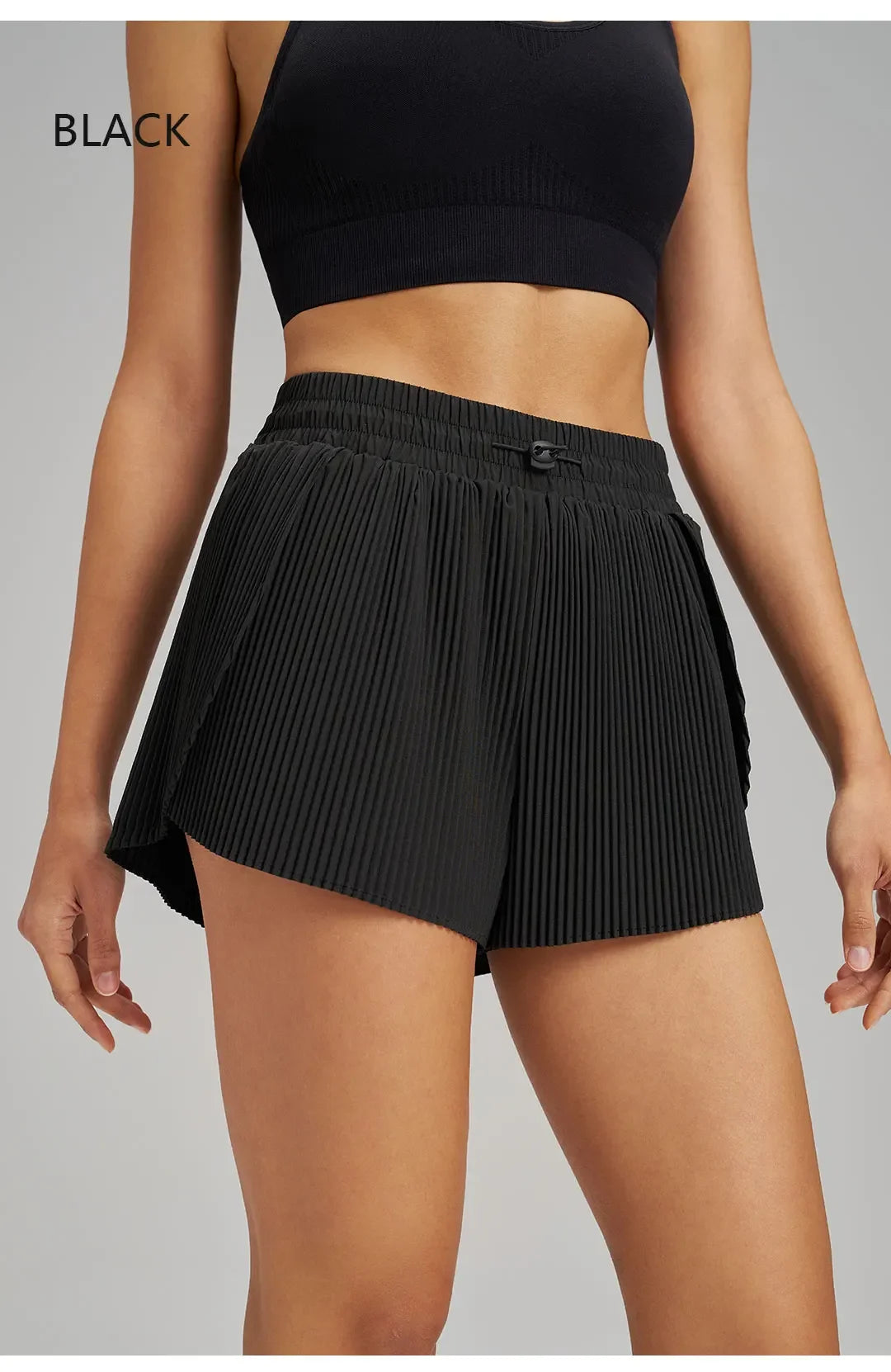 Sports Outdoor Yoga Shorts Skirt Set Breathable Quick Dry
