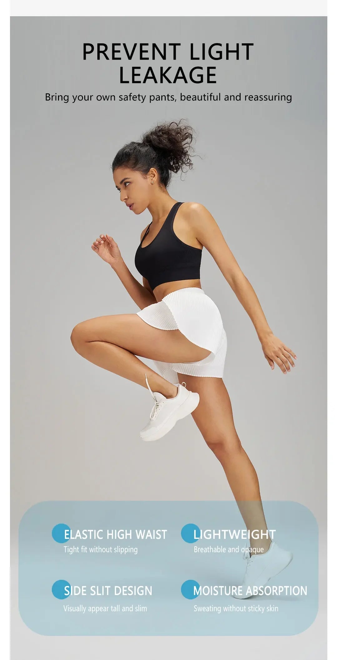 Sports Outdoor Yoga Shorts Skirt Set Breathable Quick Dry