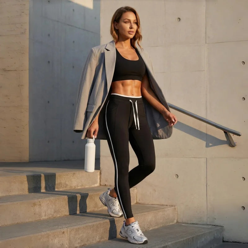 Mermaid Curve Luxury Alosoft Style Yoga Set 2 Piece