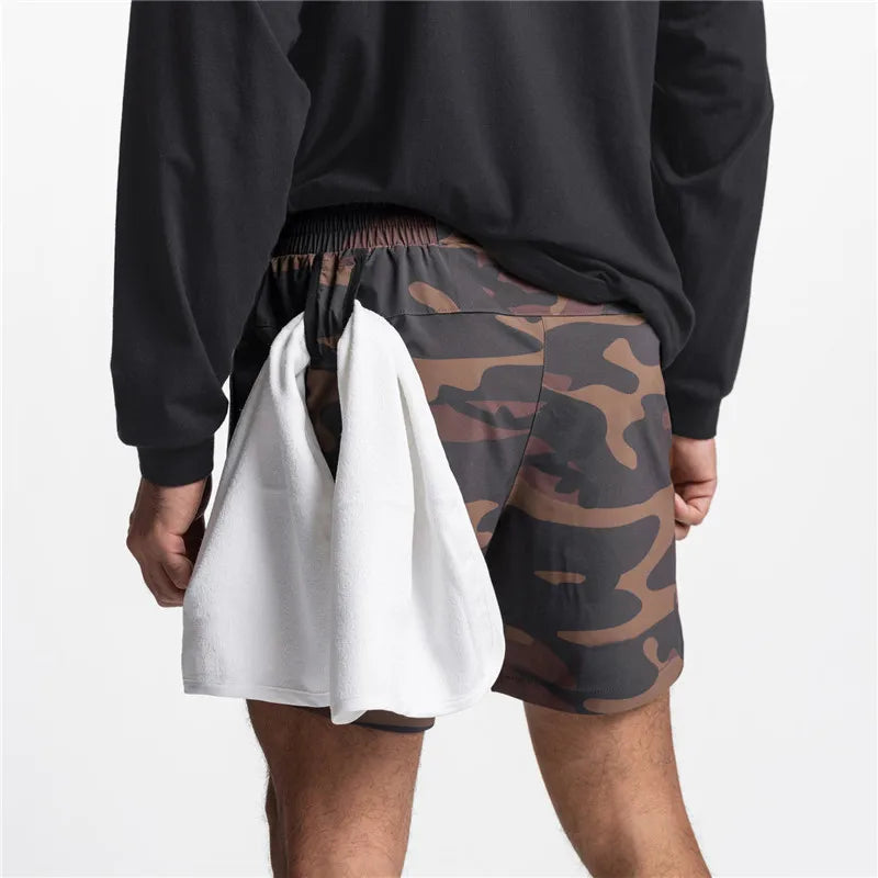 GENDAWAY Men's Running Shorts Quick Dry Gym Joggers