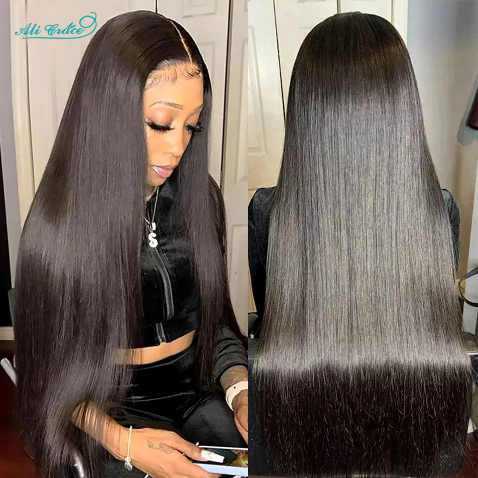 Ali Grace Glueless Straight Lace Front Human Hair Wig