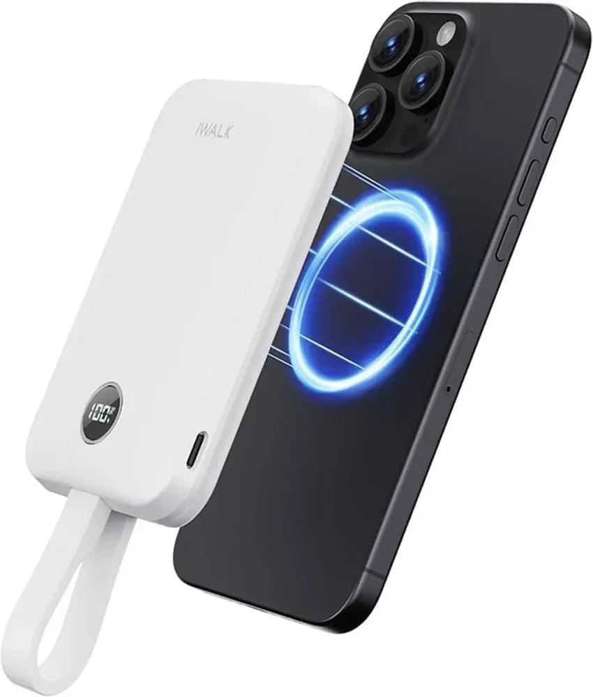 iWALK 10000mAh Wireless Power Bank 30W Fast Charging USB C