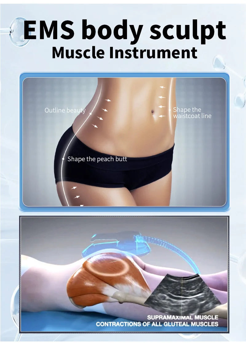 EMS Sculpt Machine 6500W 15T RF Slimming And Stimulation