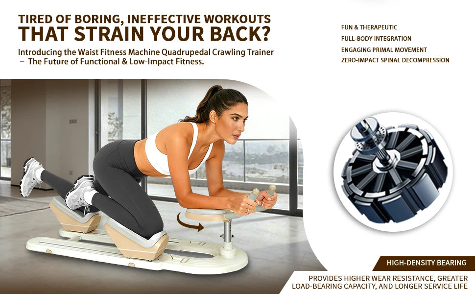 Spine Twist And Stretch Trainer For Waist Toning And Core