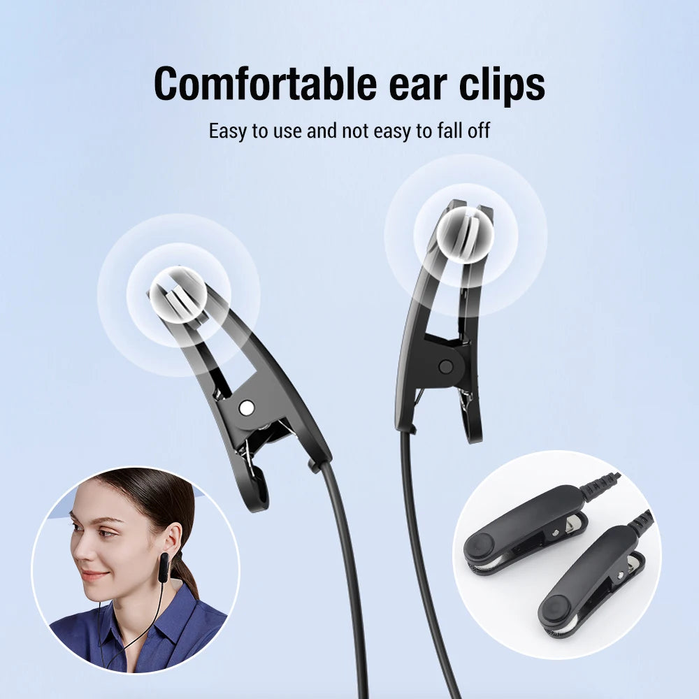 Ms.Dear Microcurrent Sleep Aid Ear Clip Device For Insomnia And Anxiety