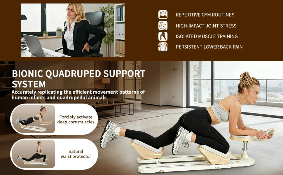 Spine Twist And Stretch Trainer For Waist Toning And Core