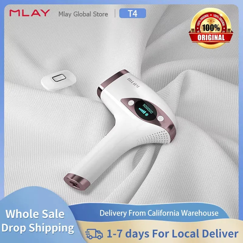 MLAY T4 IPL Laser Hair Removal Epilator For Home Use