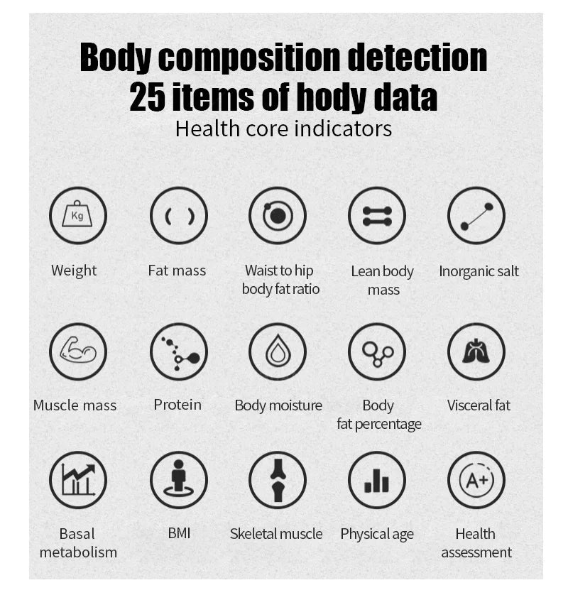 MYOSLIM Handheld Body Composition Analyzer With Printer For Gyms