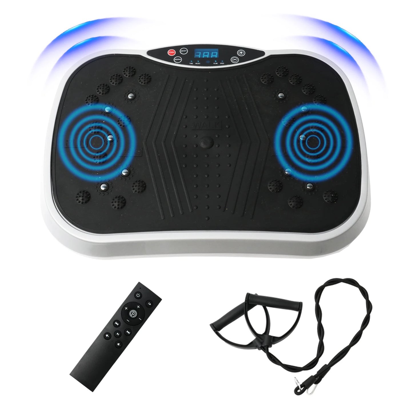 Vibration Plate Exercise Machine Full Body Fat Burning Home Fitness Equipment With 200W Motor 120 Speeds 3 Programs