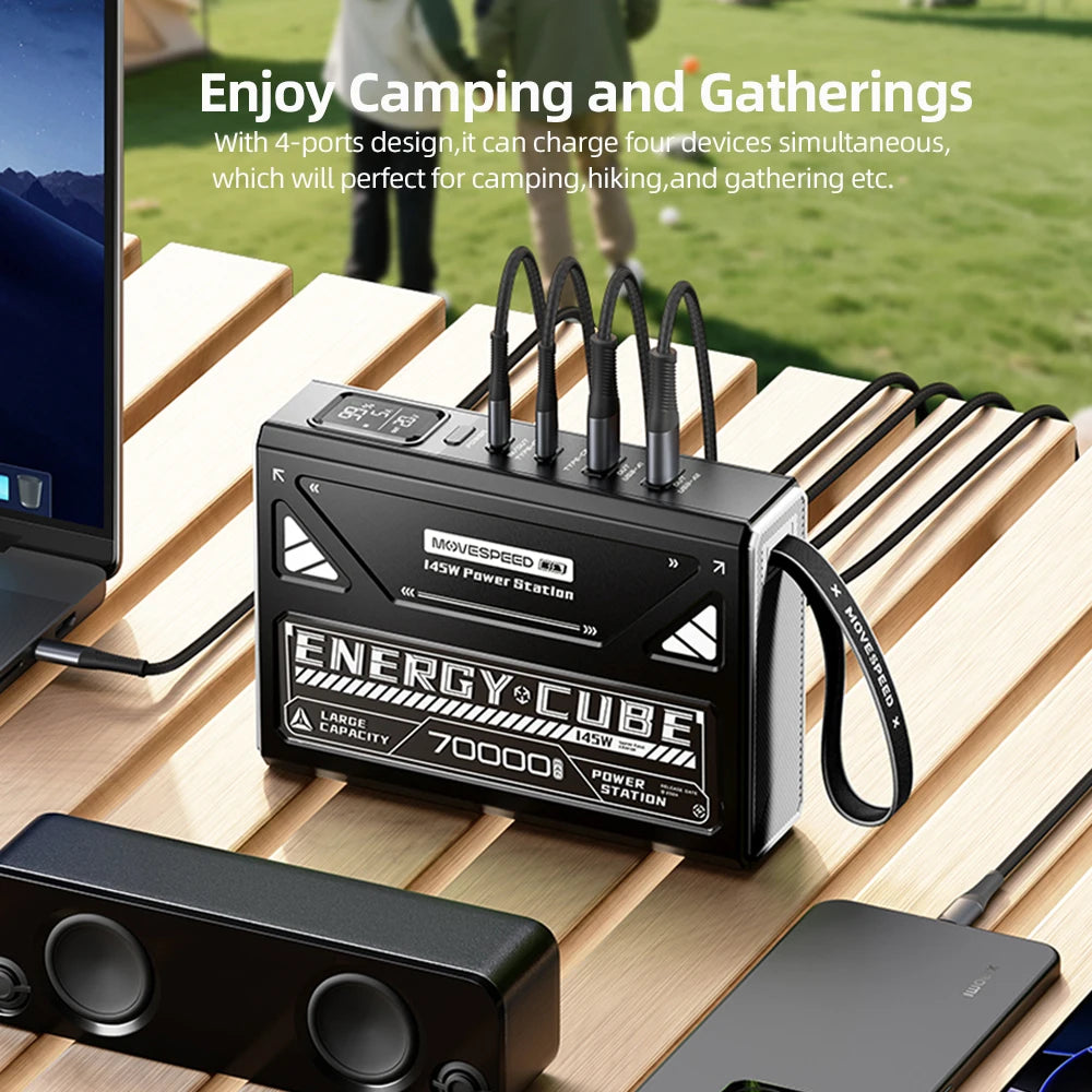 MOVESPEED Z70 Pro 100W Power Bank For MacBook Pro Outdoor