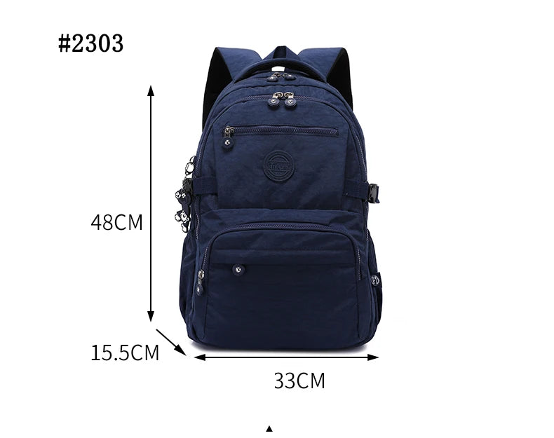 Unisex Travel Backpack Waterproof Large Capacity School Bag