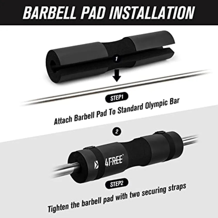 Barbell Pad Set For Squats And Hip Thrusts Workouts
