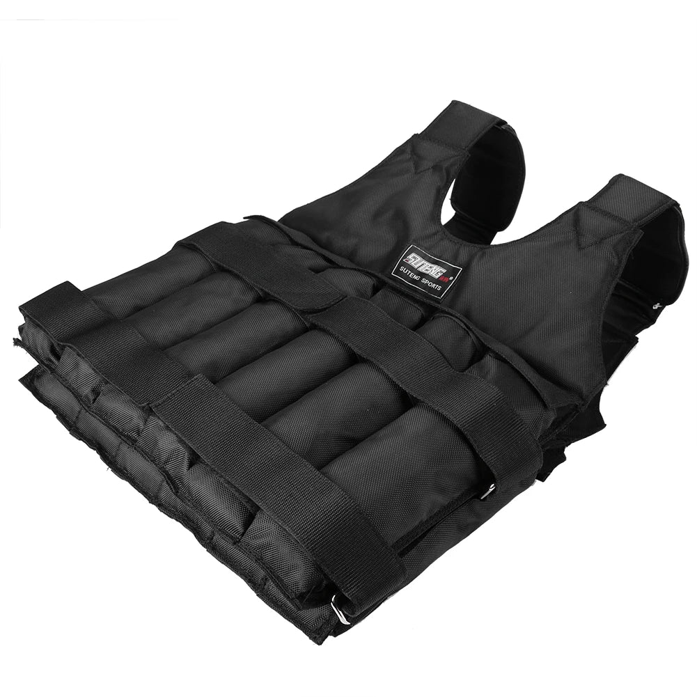 VKTECH Loading Weighted Vest Adjustable Sand Filled For Running And Training