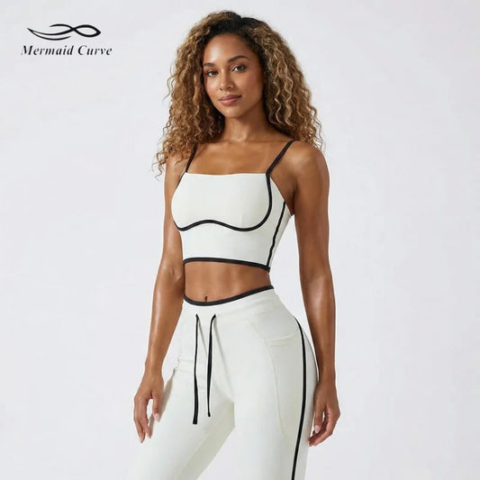 Mermaid Curve Luxury Alosoft Style Yoga Set 2 Piece
