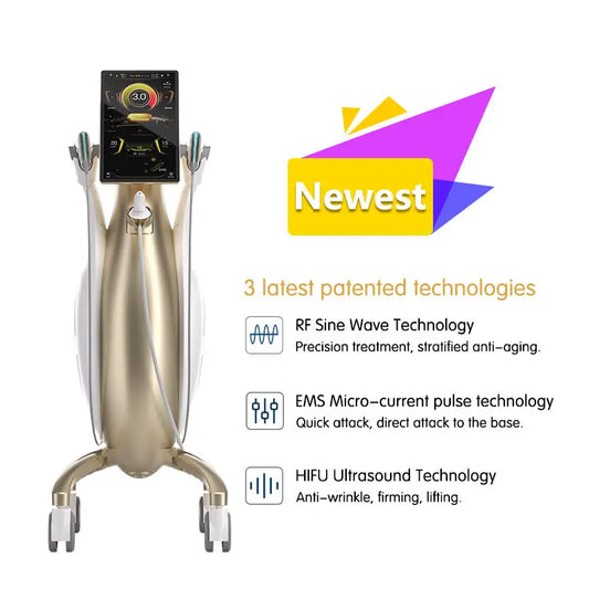 MVS 30D Beauty Instrument RF Sine Wave EMS Pulse Ultrasound