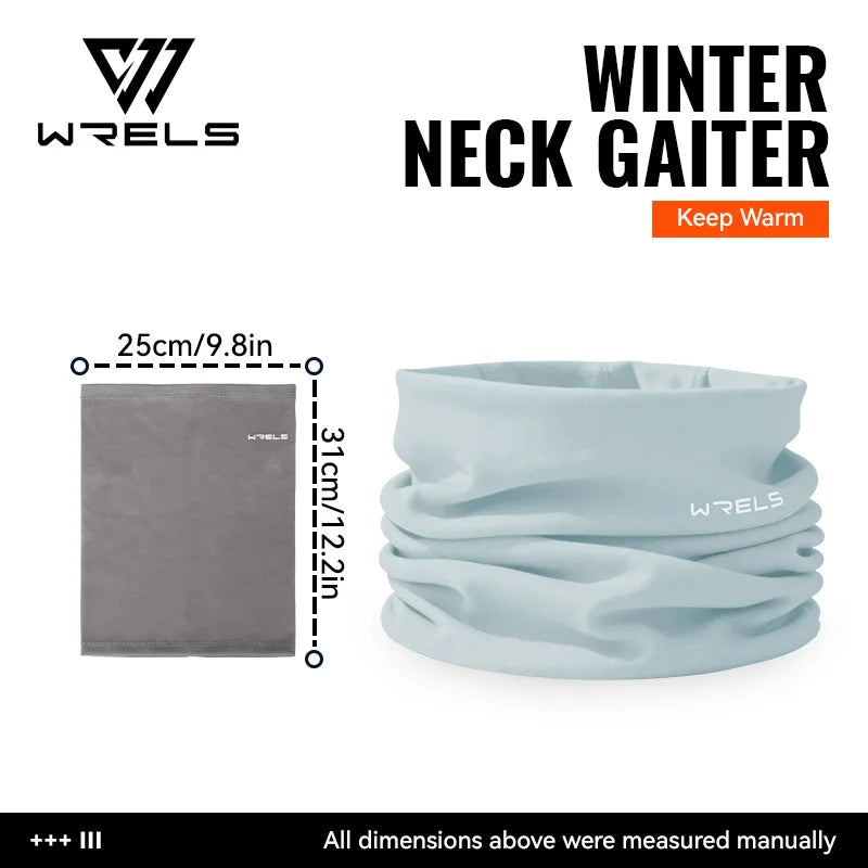 WRELS Winter Neck Gaiter Fleece Lined Windproof Face Warmer For Men And Women Outdoor Cold Weather Gear