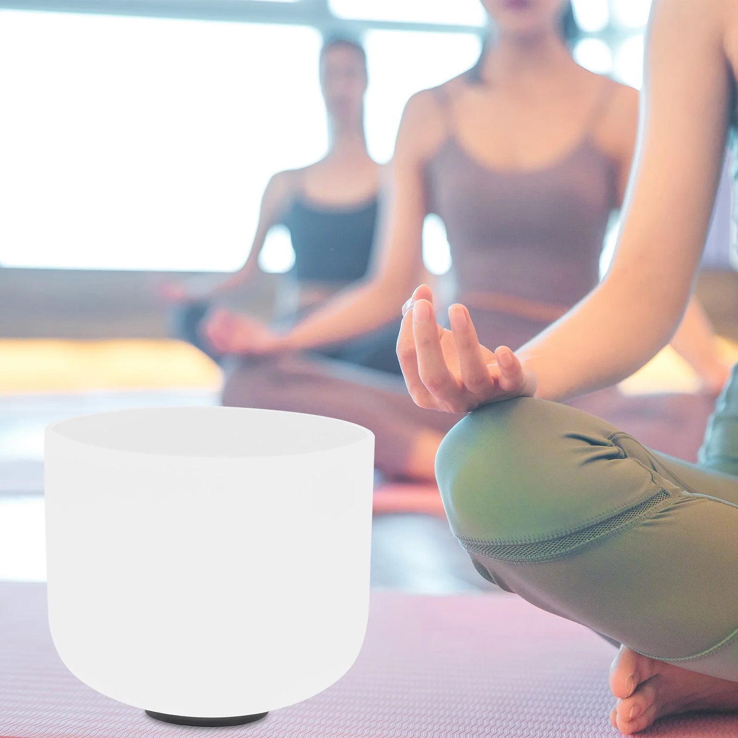 Crystal Singing Bowl Chakra Healing Instrument For Meditation And Yoga