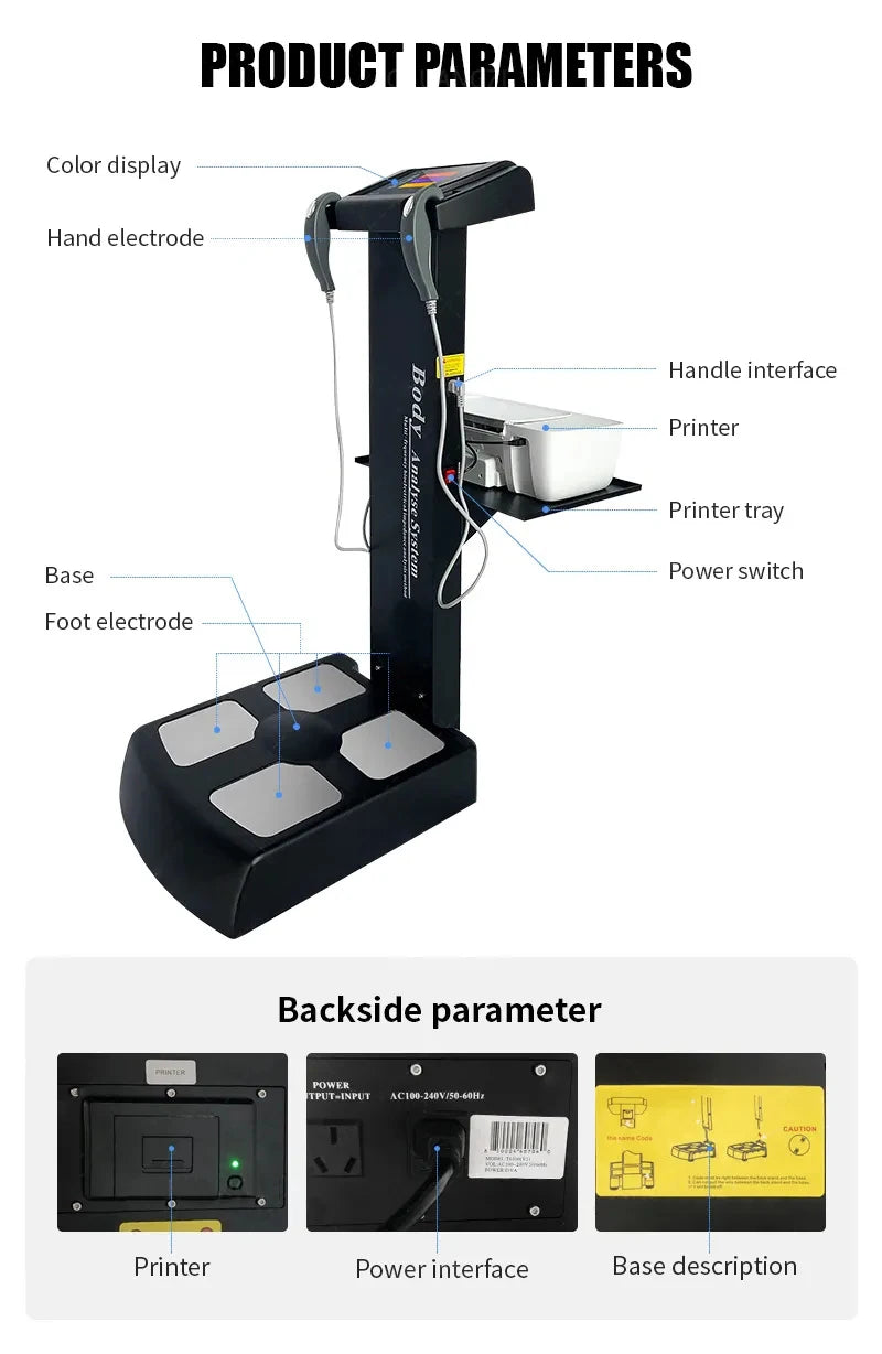 Myoslime Professional Body Composition Analyzer BIA Scale