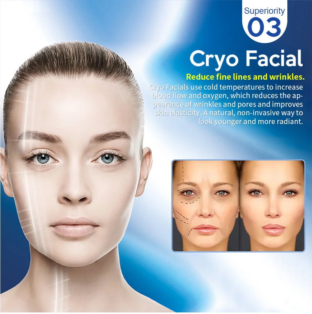 Myoslim Hot Cold Skin Firming Cryo Portable Facial Body Contouring