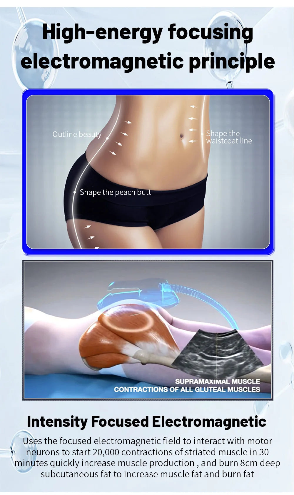 MYOSLIM 6500W EMS Muscle Builder And Fat Reducer Advanced Technology
