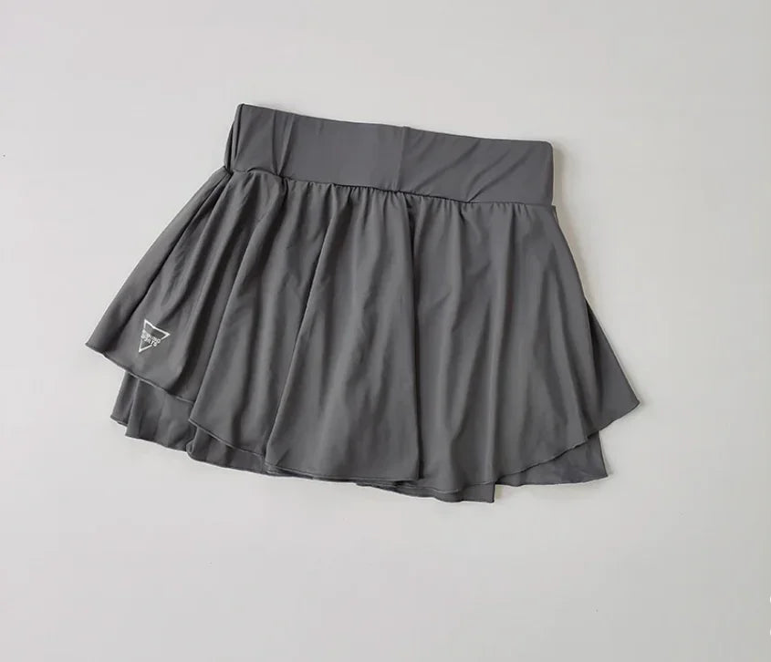 Sports Women's Running Skirt Quick Dry Breathable For Yoga Tennis