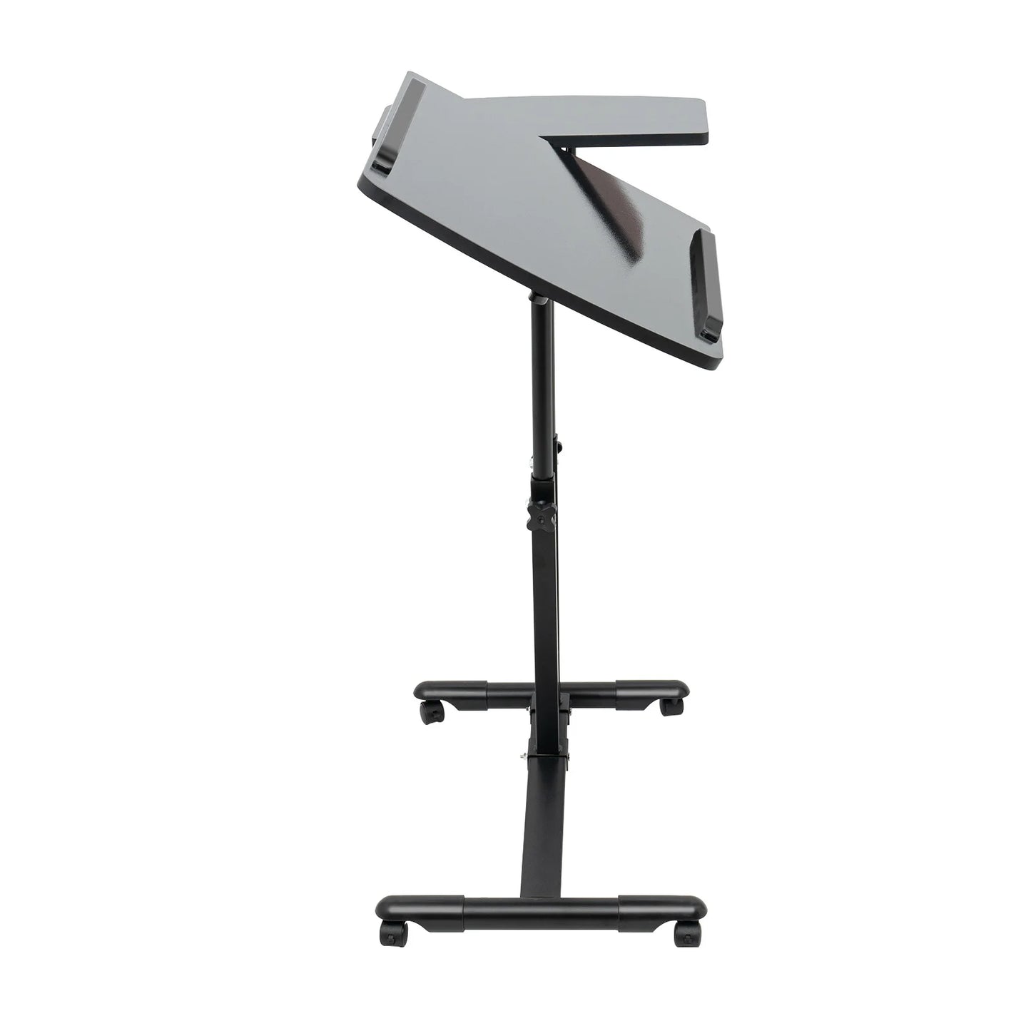 Portable Tattoo Table Workstation Wheeled Height Adjustable Industrial Strength Dual Surfaces 64x40 cm