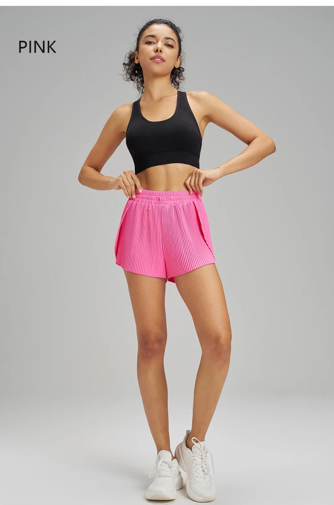Sports Outdoor Yoga Shorts Skirt Set Breathable Quick Dry