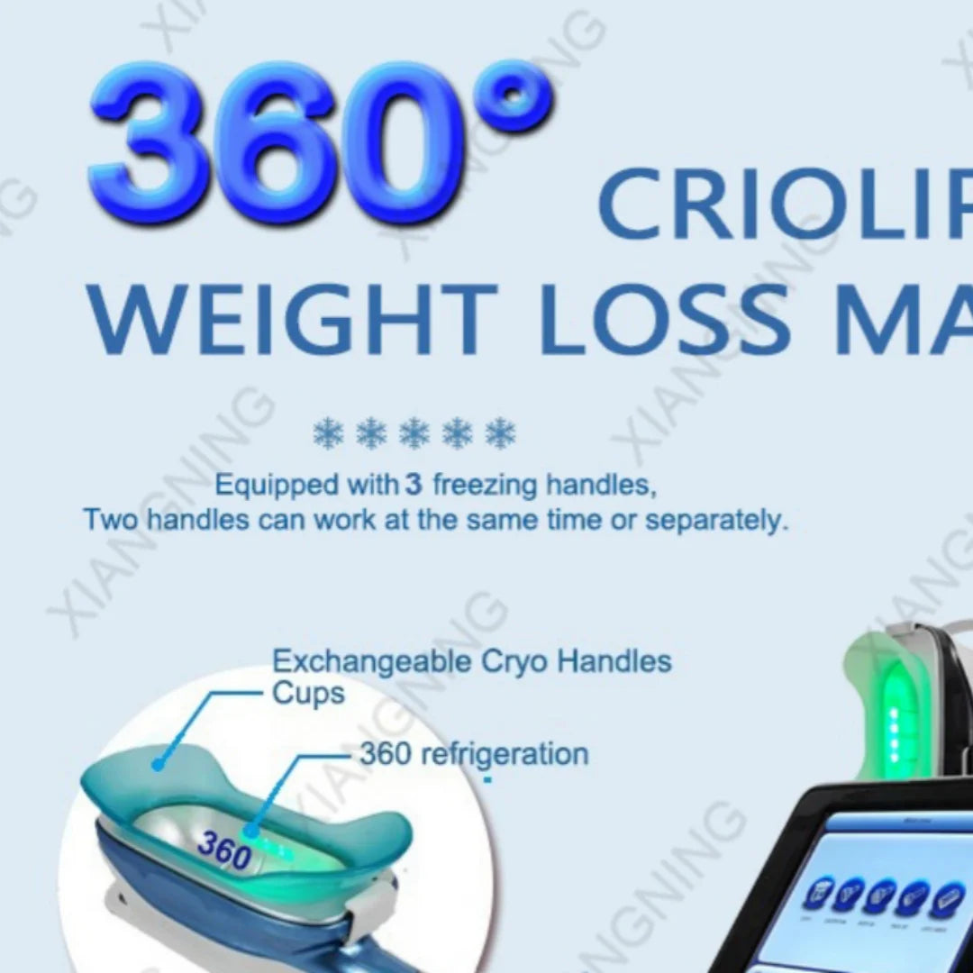 MYOSLIM 360 Fat Freezing Machine With Cavitation RF Lipo Laser