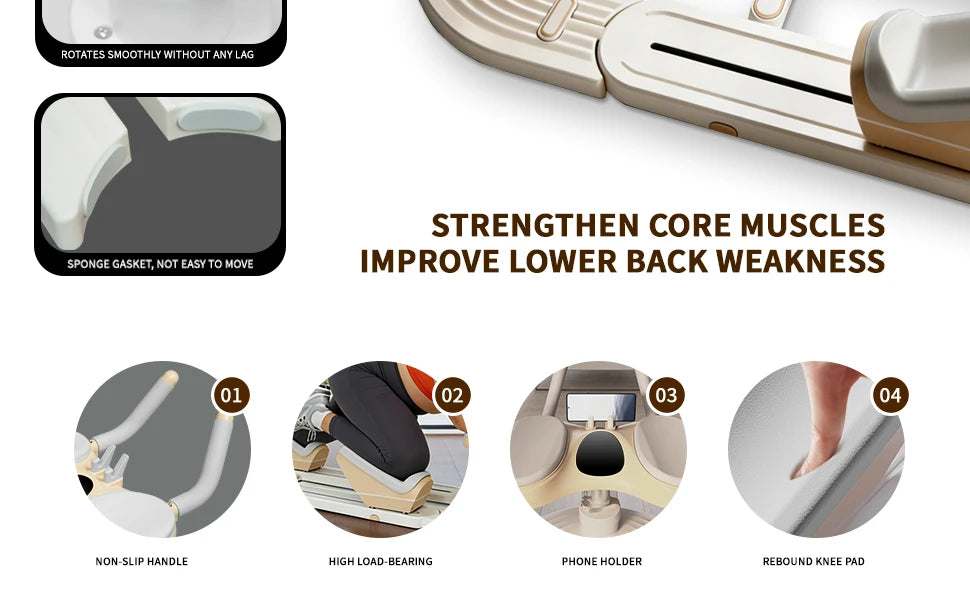 Spine Twist And Stretch Trainer For Waist Toning And Core
