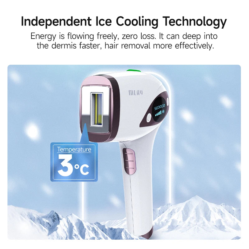 MLAY T4 IPL Laser Hair Removal Epilator For Home Use