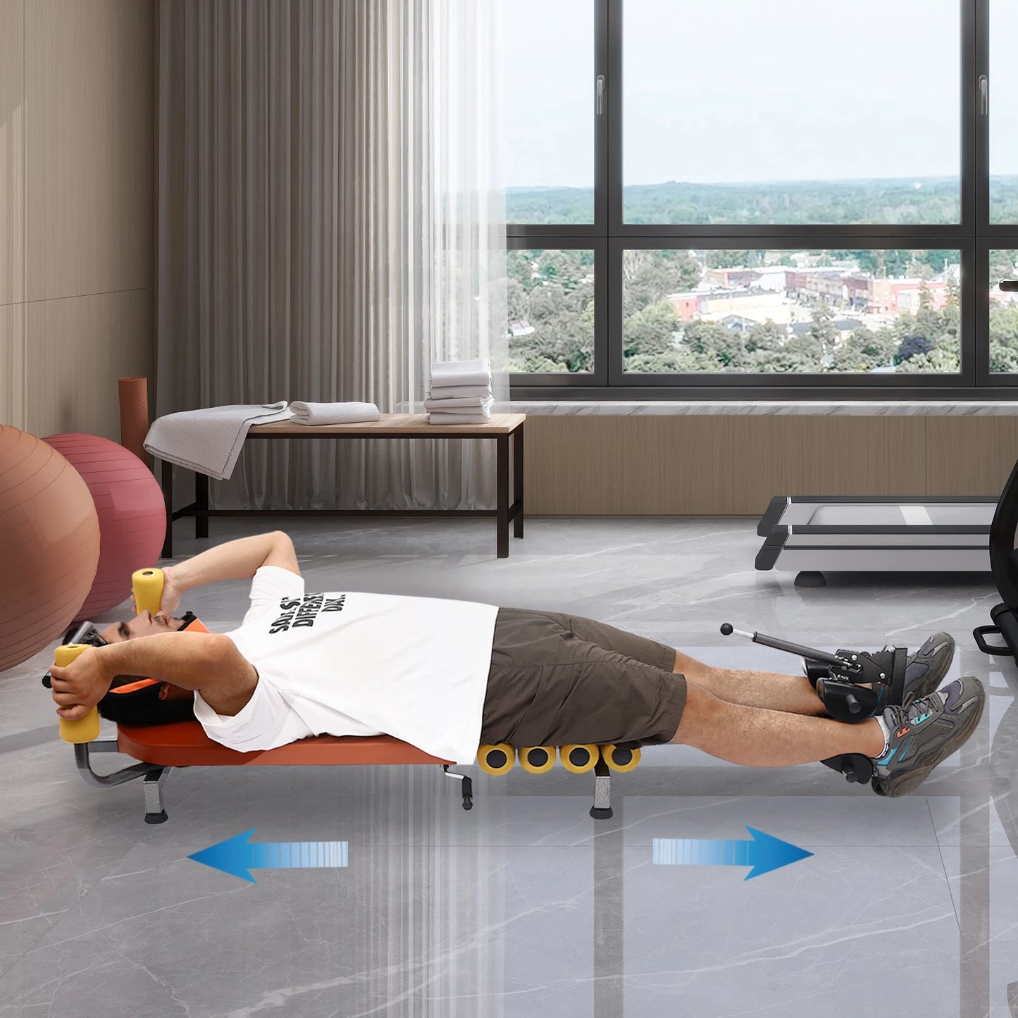 Training Bench Back Adjustable Stretch Neck Stretcher for Tension Relief