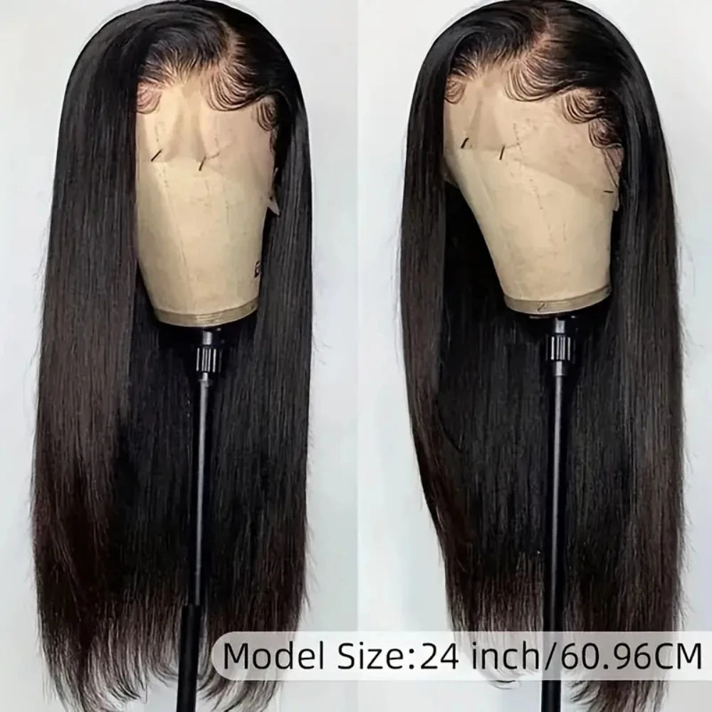Fiumer HD Transparent Lace Front Wigs 13x4 Remy Brazilian Human Hair Baby Hair Swiss Lace Natural Parting
