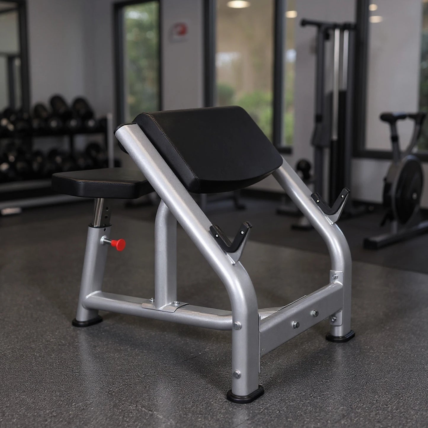 Preacher Curl Bench With Adjustable Seat For Home Gym