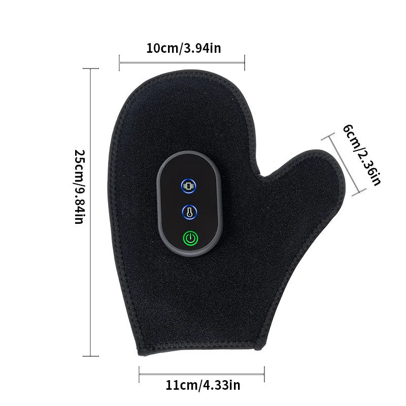 Hand Massager Wireless With Heating And Vibration USB Charging