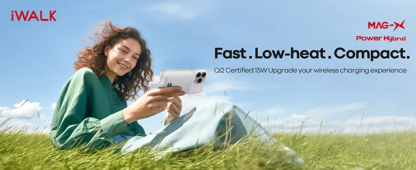 iWALK 10000mAh Wireless Power Bank 30W Fast Charging USB C