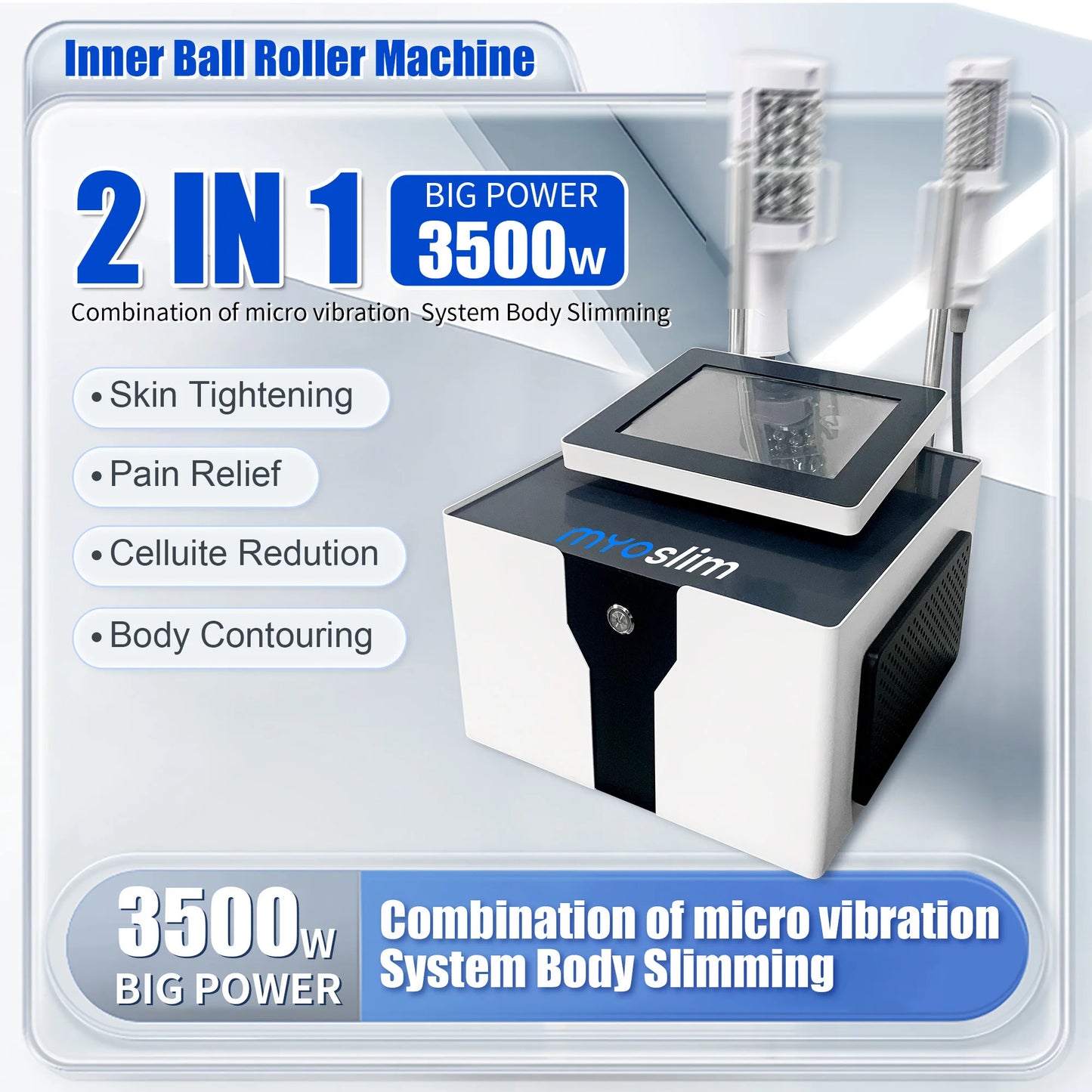EMSZERO 2 In 1 Body Slimming Machine With Inner Ball Roller Massage